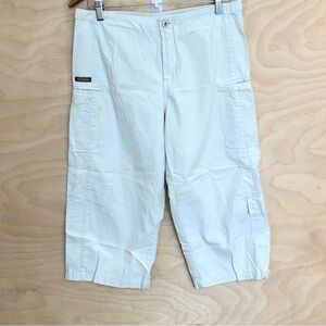 Gasoline Light Beige Cotton Capri Pants Size 9/10.